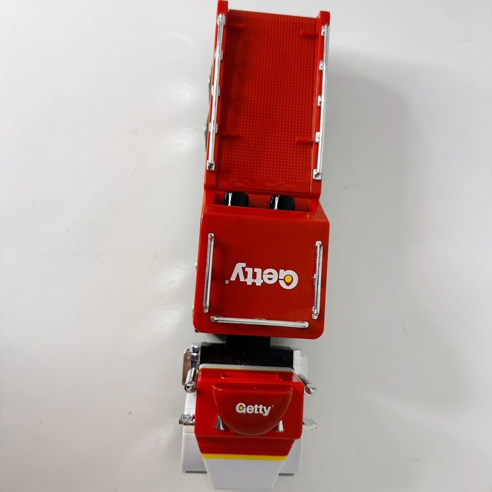 1995 Limited Edition Getty Toy Race Car Carrier Missing Car - Picture 3 of 6